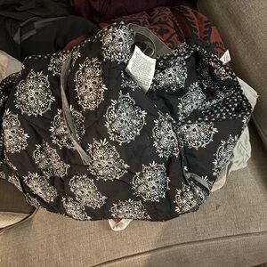 Black and White Patterned baby shopping cart cover